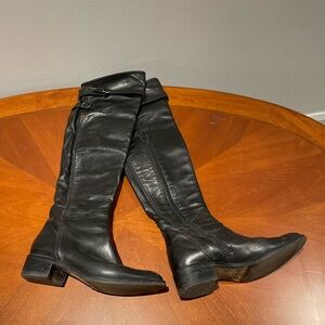 Black Knee-High Boots